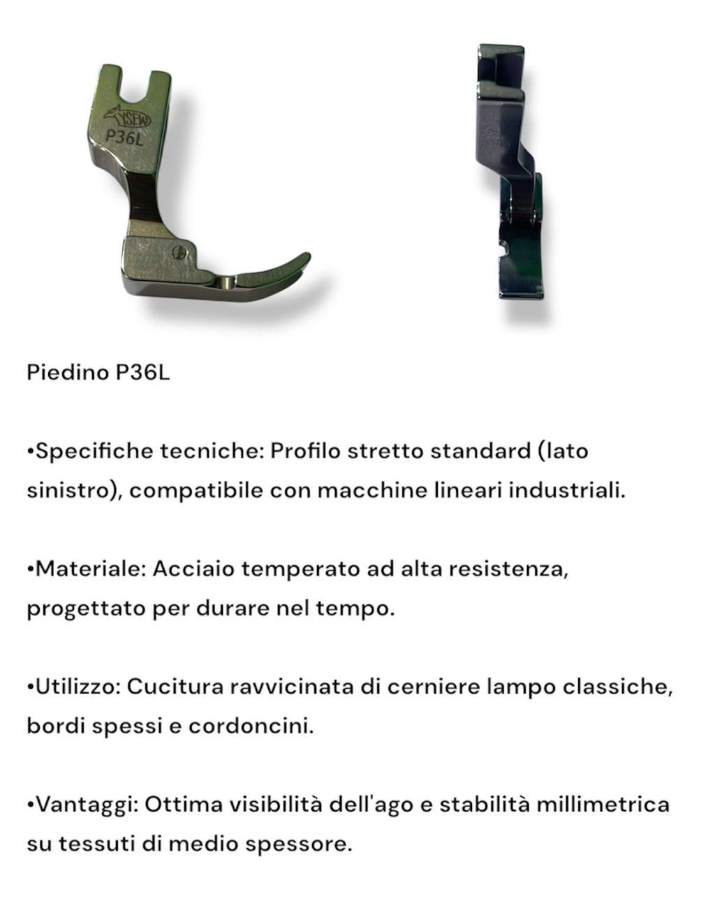 Piedini per Cerniere Industriali – S518 2.0 / P36LN / P363 / P36L