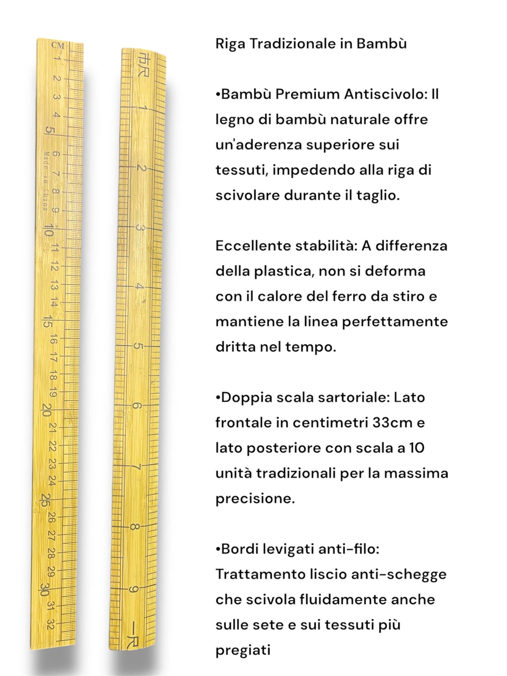 Riga Sartoriale Tradizionale in Bambù