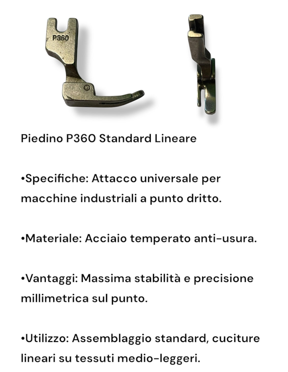 Piedino Ciabatta Standard Lineare