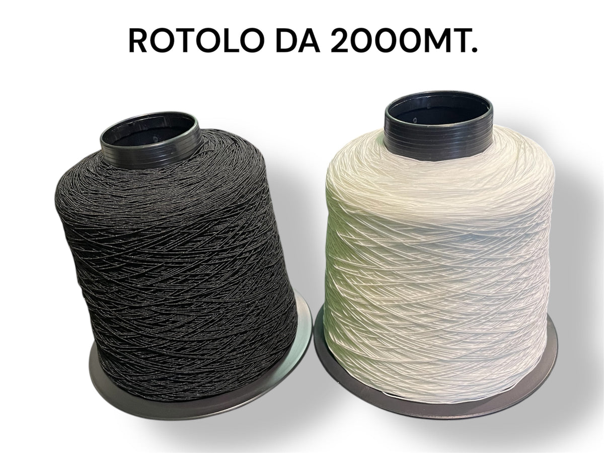 Rocca nera di cucirino Liu elastico