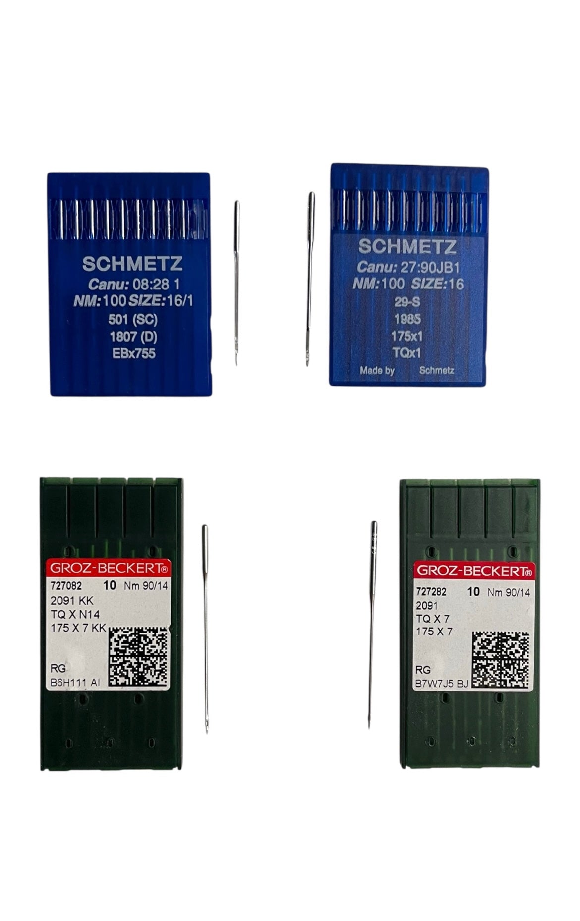 Aghi per Attaccabottoni Schmetz e Groz-Beckert – NM 70, 80, 90, 100, 110