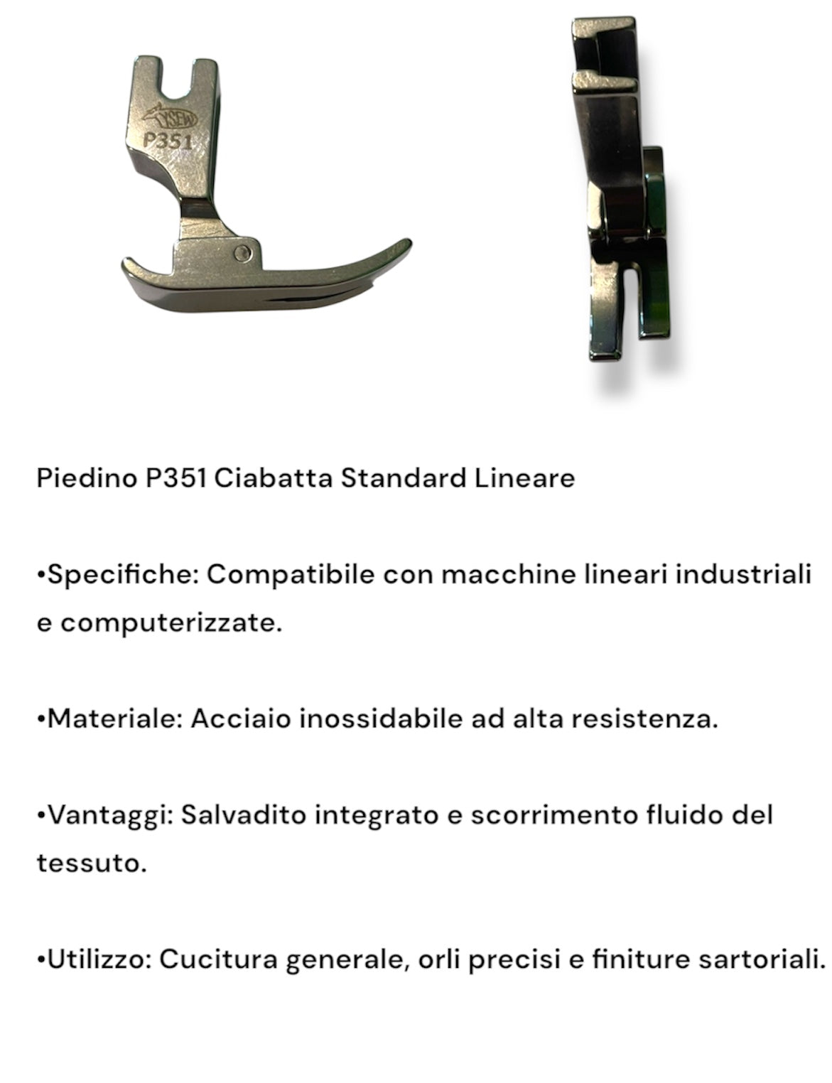 Piedino Ciabatta Standard Lineare