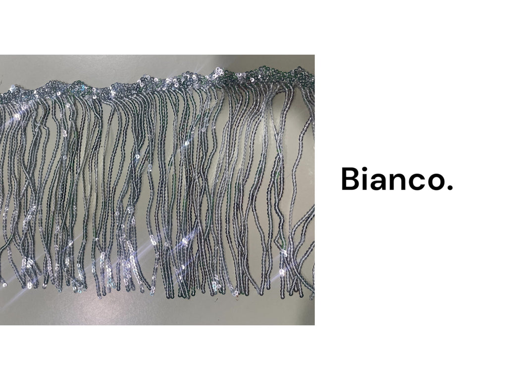 Frangia con paillettes 17 cm – Rotoli da 4.80mt e 9.60mt