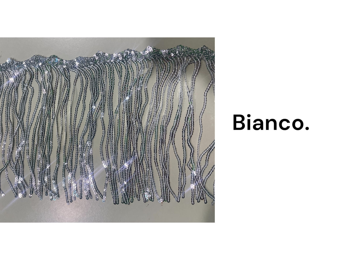 Frangia con paillettes 17 cm – Rotoli da 4.80mt e 9.60mt