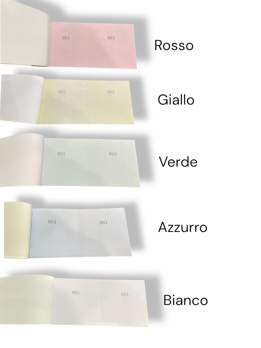 Blocchetto Ricevute Numerate 100 Fogli – Doppia Ricevuta Separabile