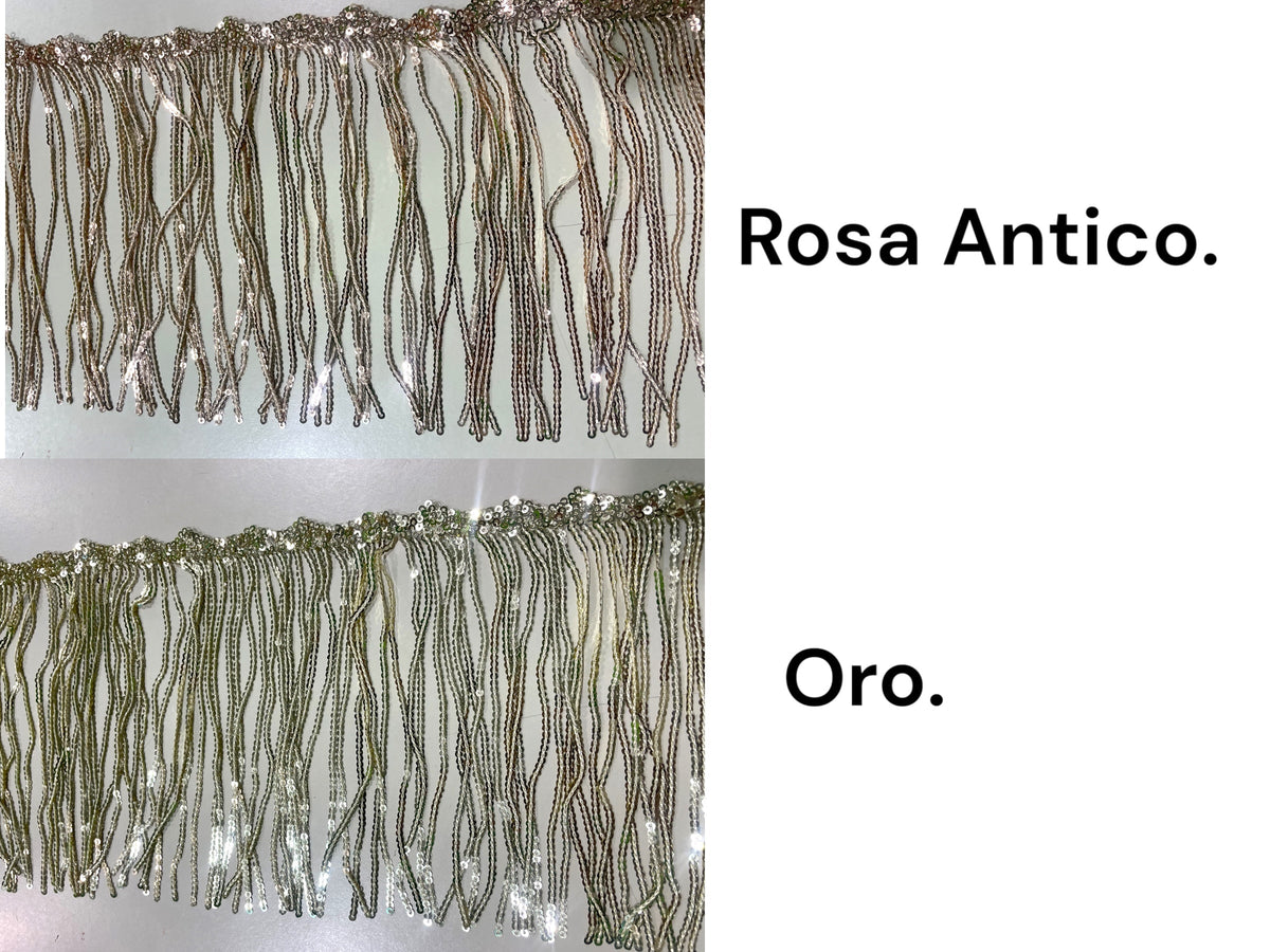 Frangia con paillettes 17 cm – Rotoli da 4.80mt e 9.60mt