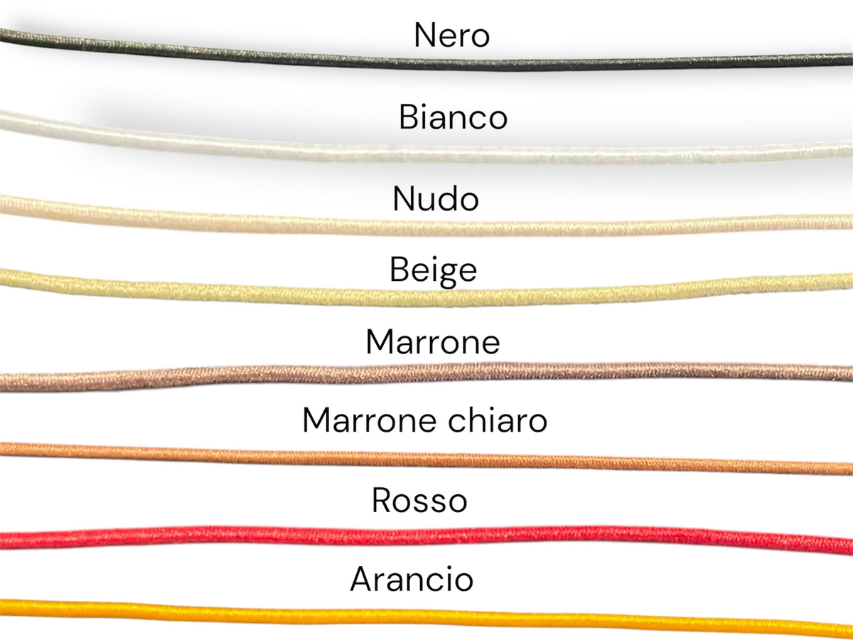 Elastico tubolare 1 mm - rotoli 100mt