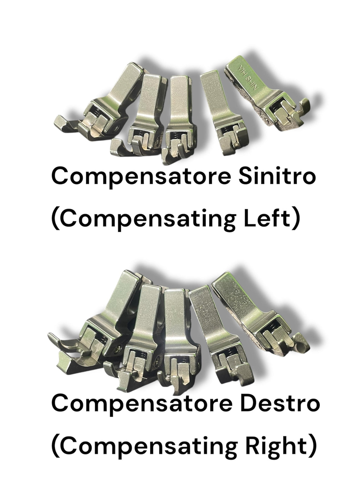 Confronto tra compensatore sinistro e compensatore destro