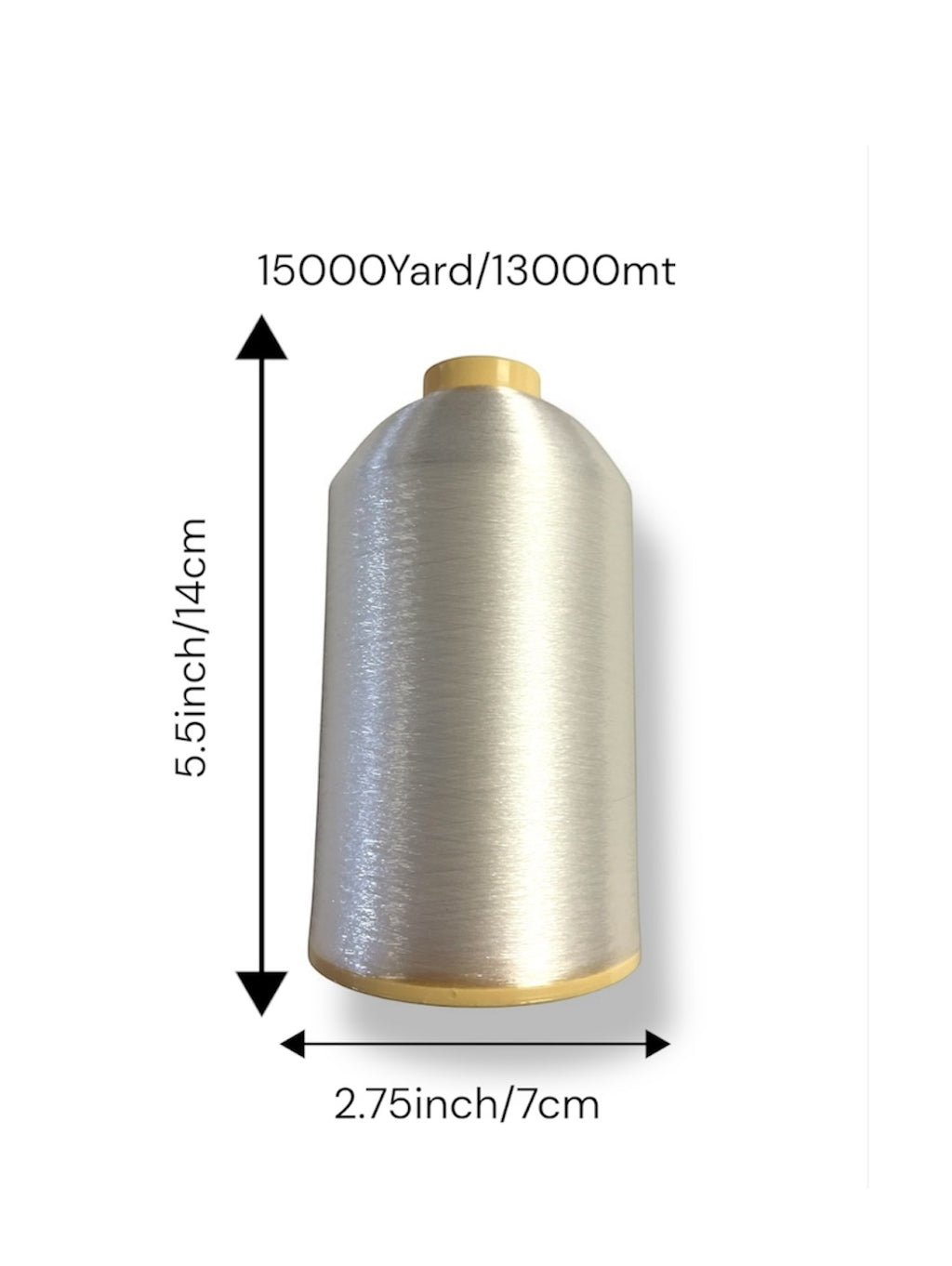 Filo Trasparente Per Cucire – Maxi Cono 15.000 Yard | Nylon