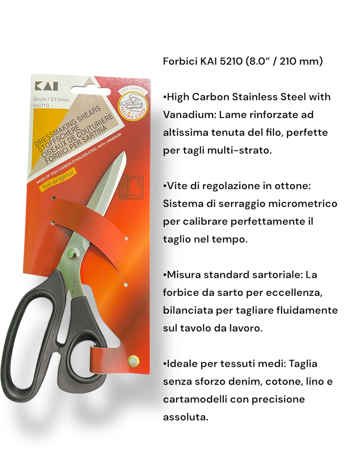 Forbici Professionali KAI Serie 5000 – Forbici per Sartina