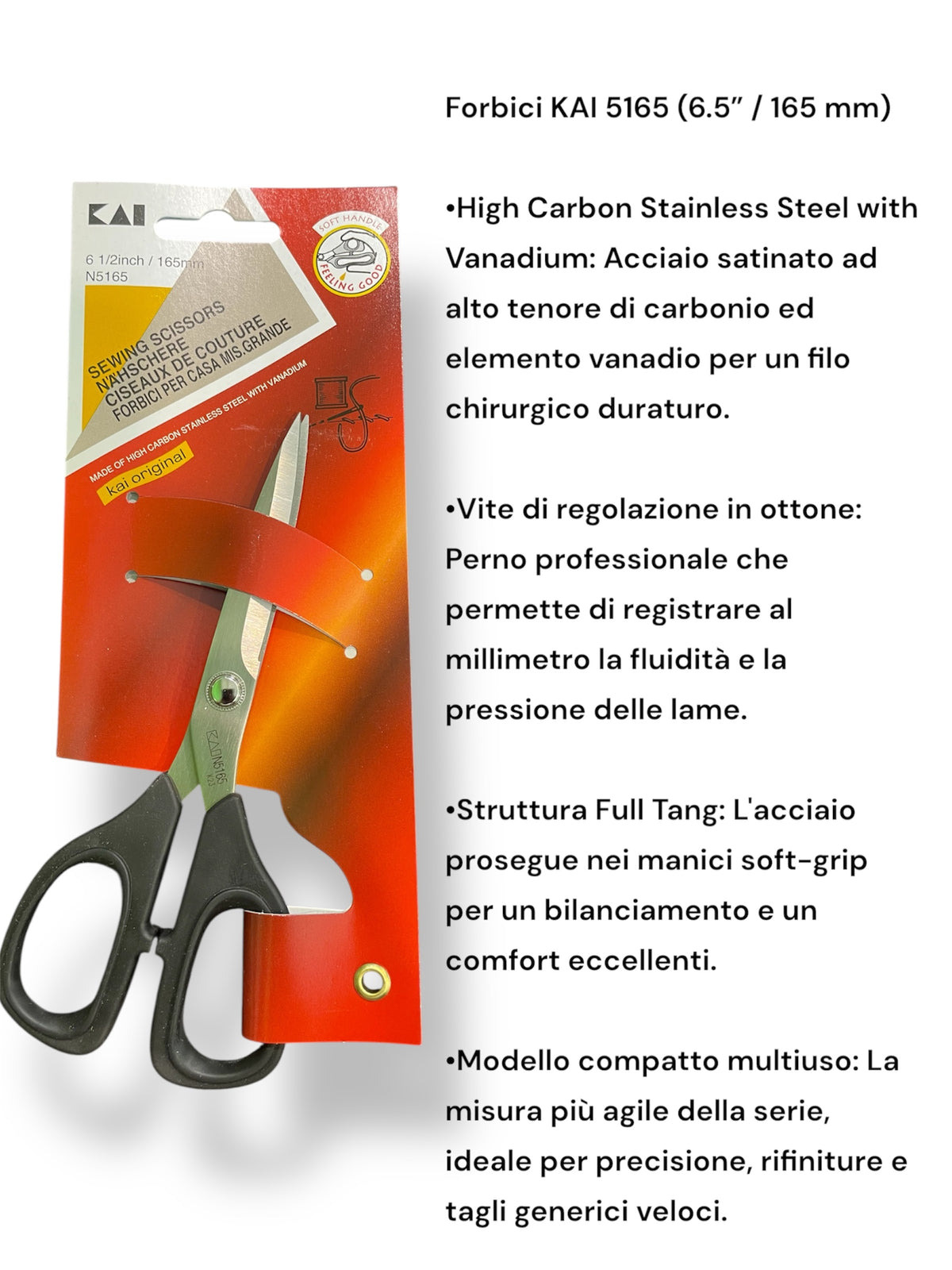 Forbici Professionali KAI Serie 5000 – Forbici per Sartina