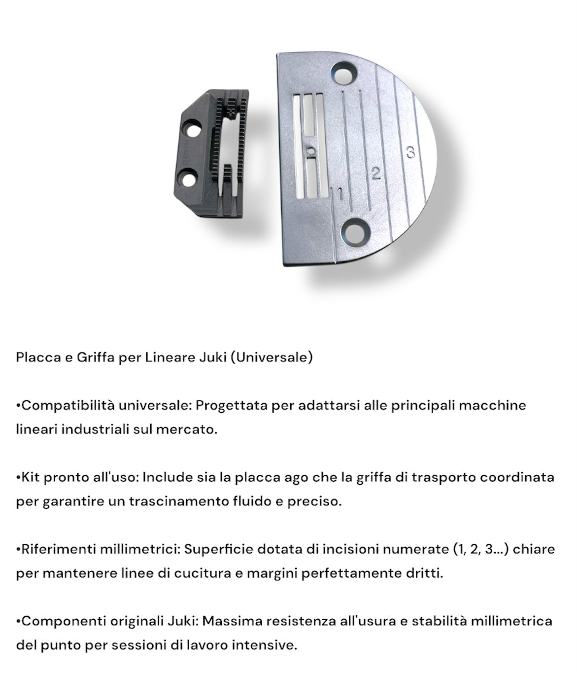 Placche per Tagliacuci e Macchine Lineari